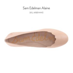 San Edelman Nude Alaina Flats