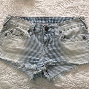 True Religion denim shorts