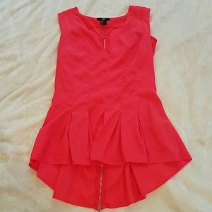 H&M Zip Back Peplum Top 8