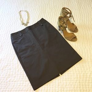 Brown Pencil Skirt