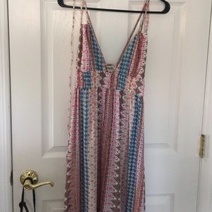 Printed maxi dress