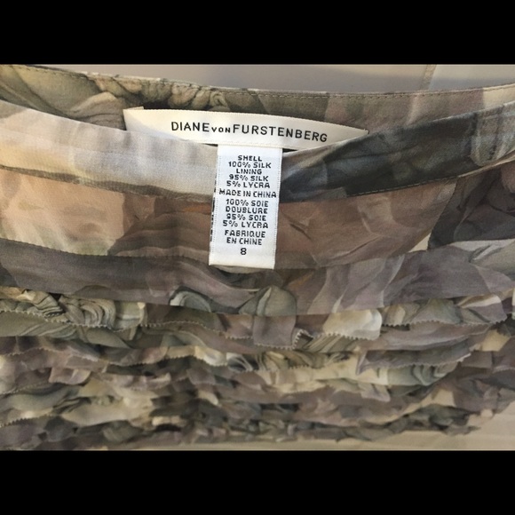 DVF Ruffle skirt - Picture 3 of 4