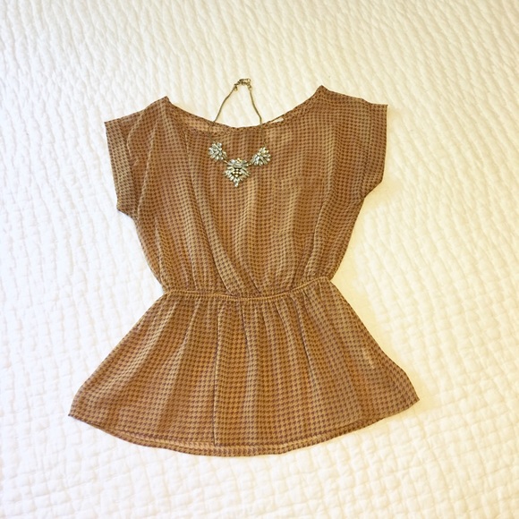 Gold/Purple Blouse