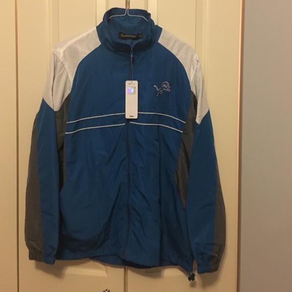 NWT Detroit Lions Windbreaker