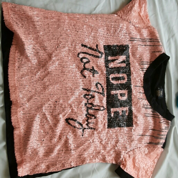 Sequined Crop Top