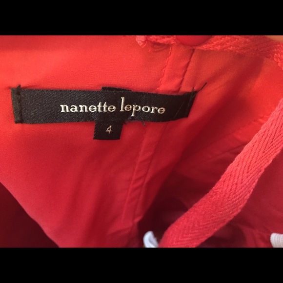 Red strapless Nanette Lepore Mini Dress - Picture 3 of 4