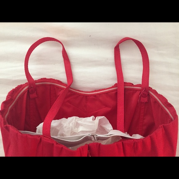 Red strapless Nanette Lepore Mini Dress - Picture 4 of 4