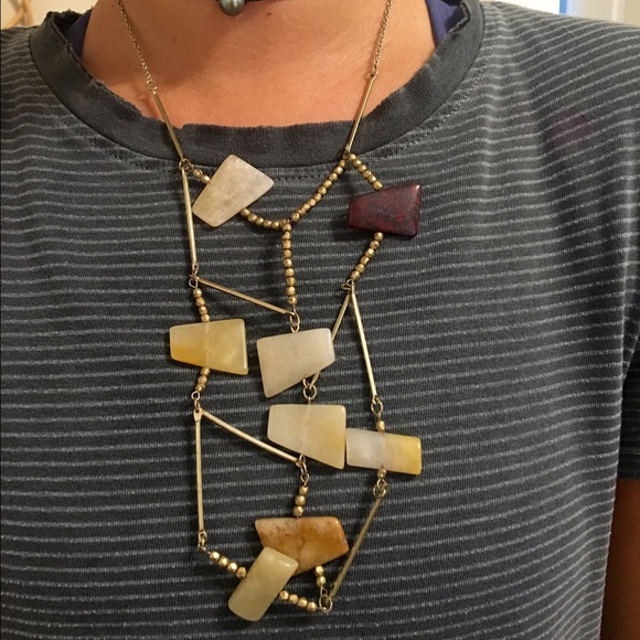 Anthropologie Stone Necklace
