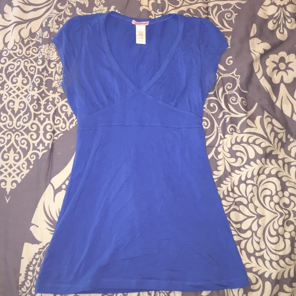 Cute blue shirt!