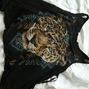 Tiger printed tank (back out)