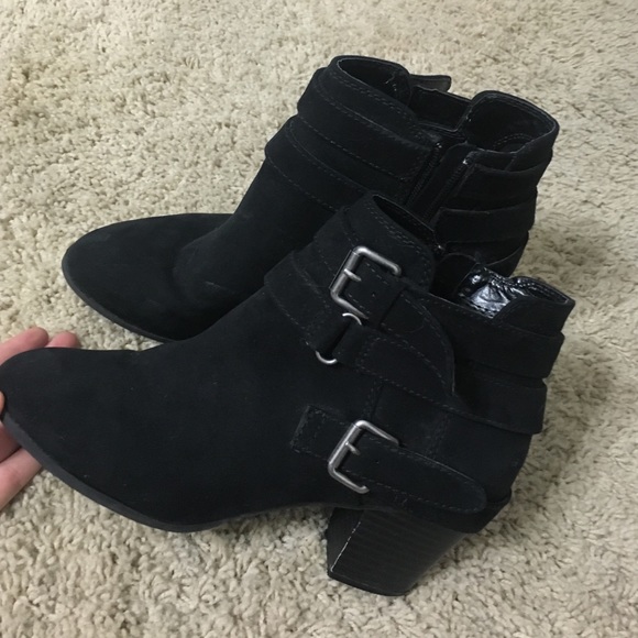Size 8 express black booties.