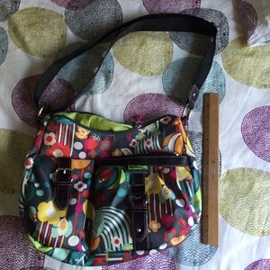 Cross body -shoulder bag. Nylon Lily Bloom brand