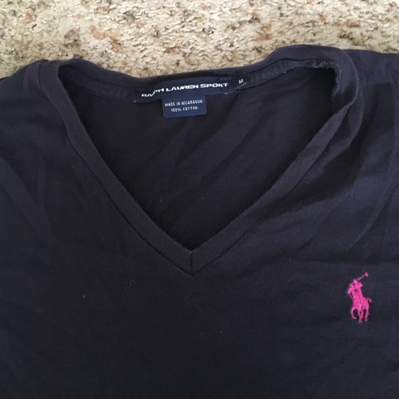 Women's Ralph Lauren Polo Sport Navy V-Neck