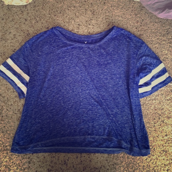 American Eagle Varsity Stripe Top L