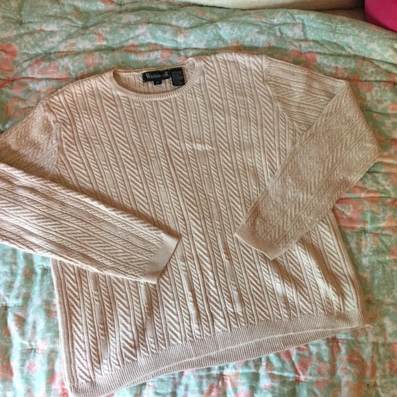 Simple Fall Oatmeal Sweater - Picture 1 of 3