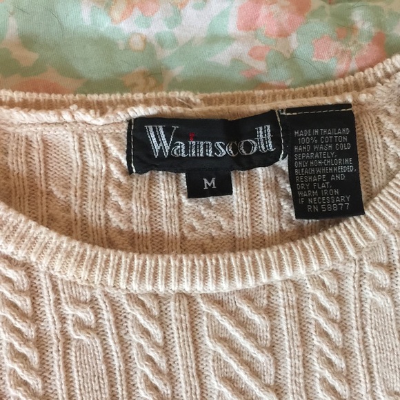 Simple Fall Oatmeal Sweater - Picture 2 of 3