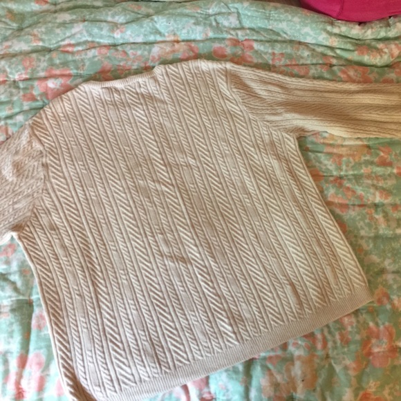 Simple Fall Oatmeal Sweater - Picture 3 of 3