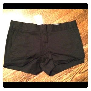 J. Crew factory NWT black chino shorts sz 12