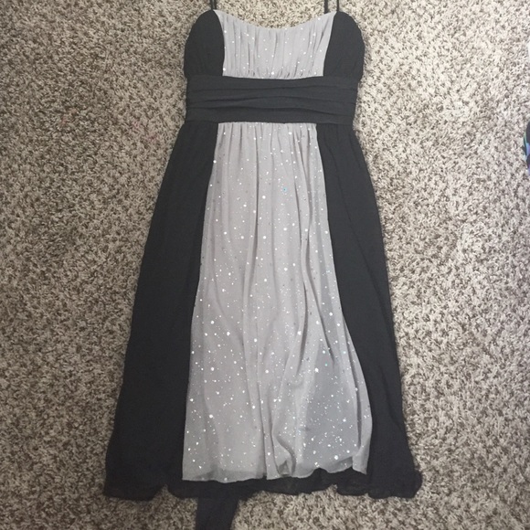 Black and sparkle dress