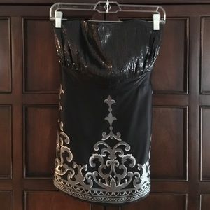 White House Black Market Strapless Top