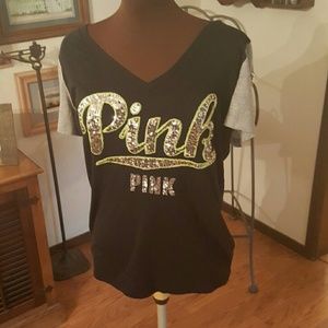 PINK Victoria's secret V-neck tee