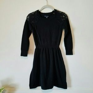 American Eagle Lace Shoulder Dress