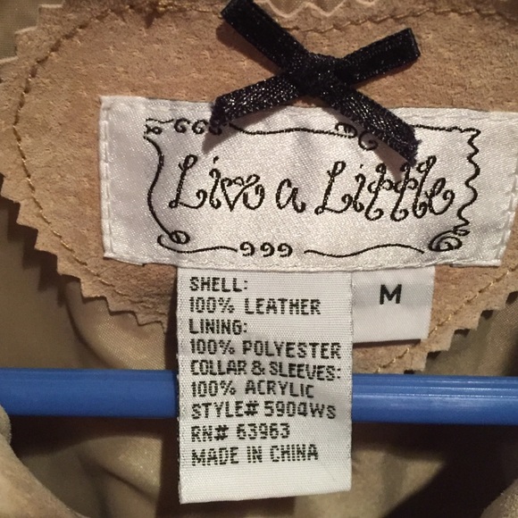 Live a Little suede jacket - Picture 2 of 4