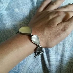 Kenneth Cole Reaction shell inlay bracelet