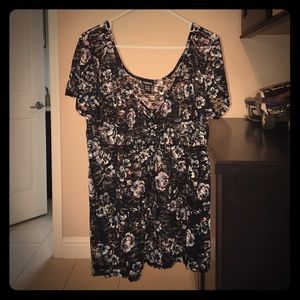 Torrid Lace short sleeve blouse
