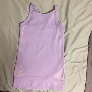 Light purple Nike Fit Dri activewear top