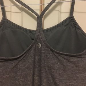 Lululemon Power Y Tank in Medium Heathered Gray, 6