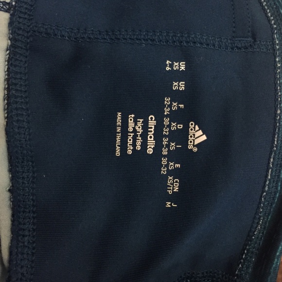 Adidas high-rise capris leggings. - Picture 3 of 3