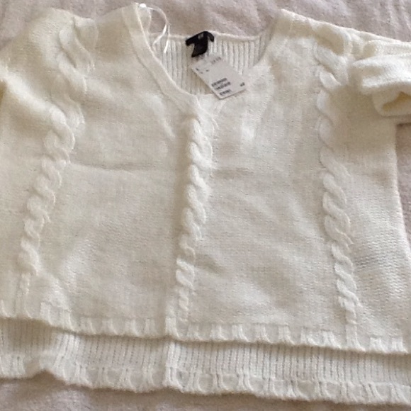 Cable knit sweater