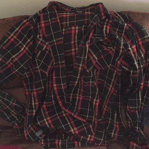 Huf plaid button up