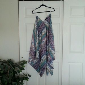 New boho handkerchief dress plus