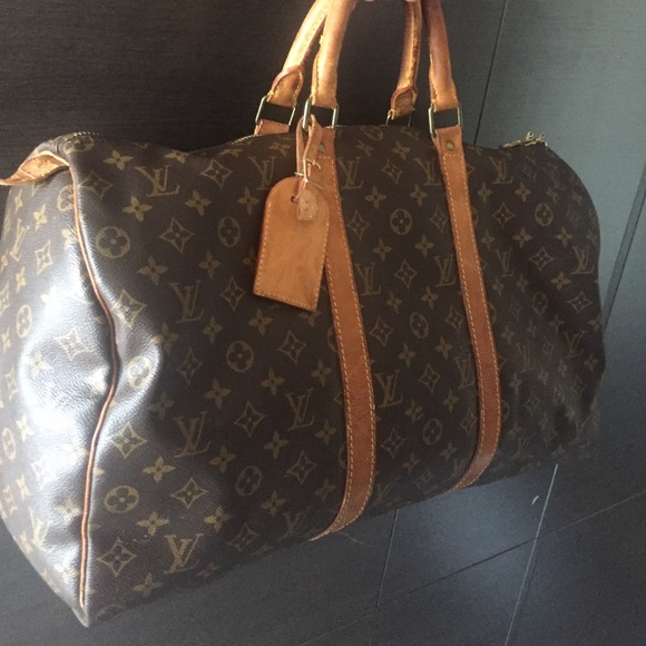 Louis Vuitton Keepall Vintage Orng-Handel