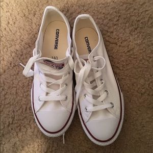Low Top White Converse