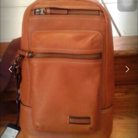Tumi Handbags - Leather tumi backpack