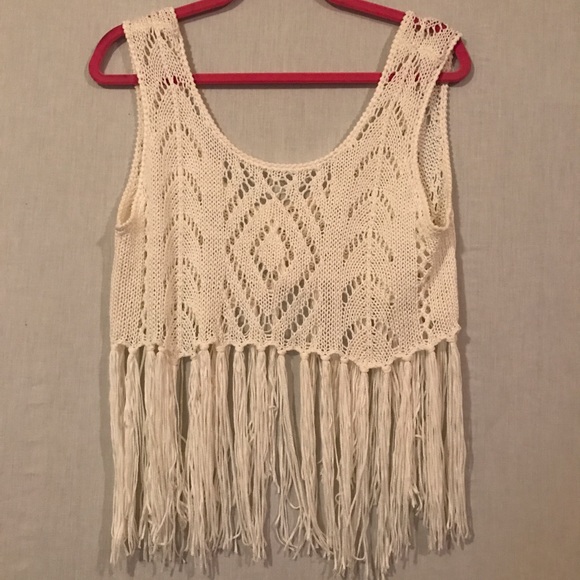 Knitted crop top
