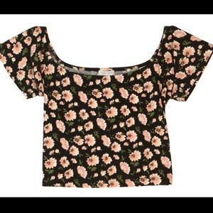 Forever 21 Floral Crop Top