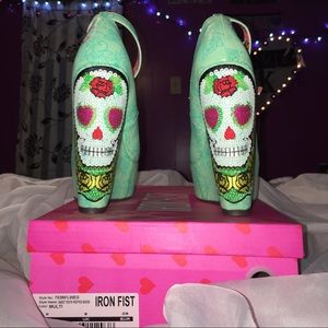 ‼️FINAL PRICE‼️💀IRON FIST WEDGES, only tried on!