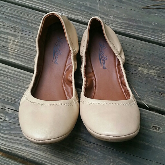 Lucky Brand Emmie Flats Rose Cream