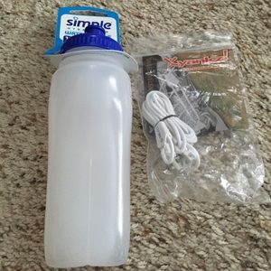 Water bottle and shoelace set