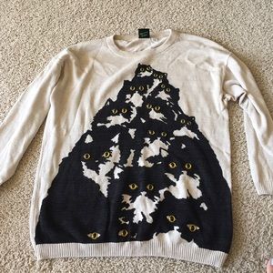 Cute Novelty Cat Sweater