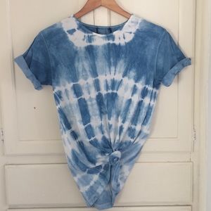 Vintage indigo tie dye tee