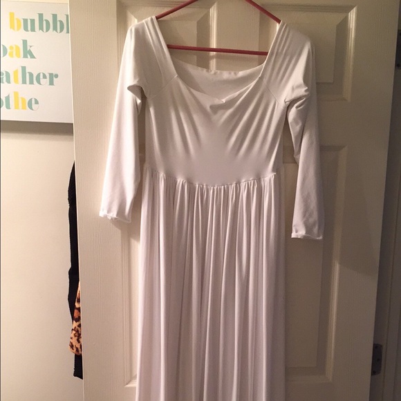 White Maternity Dress