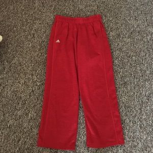 Adidas Women's Climawarm Red Sweatpants