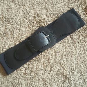 *MUST GO TODAY* Black Elastic Wide Belt