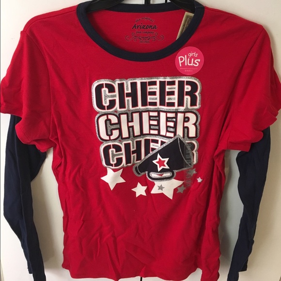 Girls plus size Sparkly Cheer top Sz 20 1/2 XXL