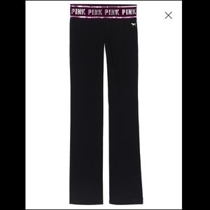 🔴SALE 🔴VS PINK FLAT WAIST YOGA PANT